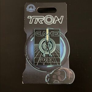 Tron Flynn Pin Disney Authentic New Game On Orlando Light cycle